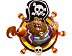 สัญลักษณ์ ไวด์ ของเกม Treasure Pirates