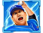 สัญลักษณ์นักเบสบอลน้ำเงิน ของเกม Baseball Fever