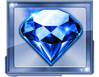 สัญลักษณ์เพชรฟ้า ของเกม Super Diamonds